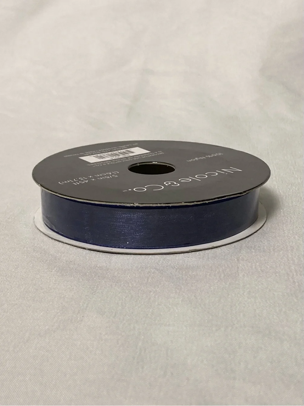 ⭐️ Nicole & Co. Dark Blue Craft Ribbon 5/8” x 540”